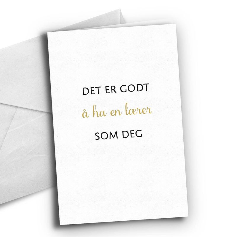 Lærer som deg