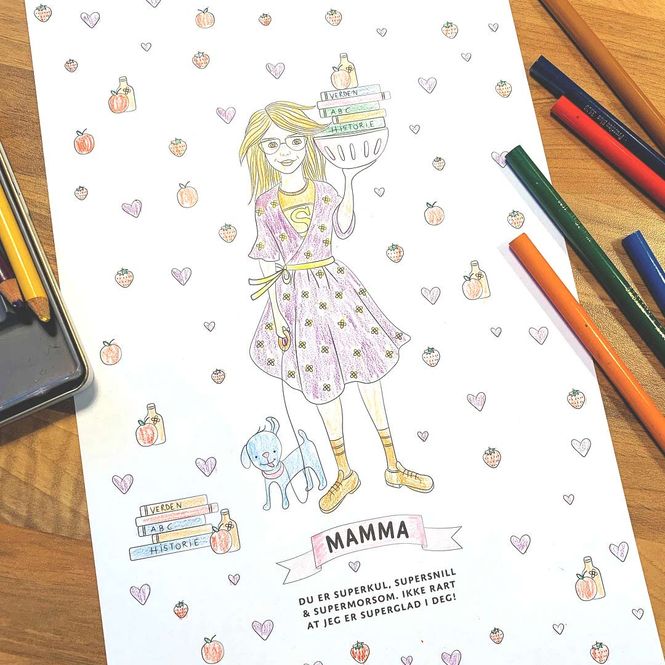 Hovedbilde Min Mamma - Gavepapir