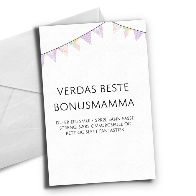 Hovedbilde Nynorsk Verdas beste bonusmamma