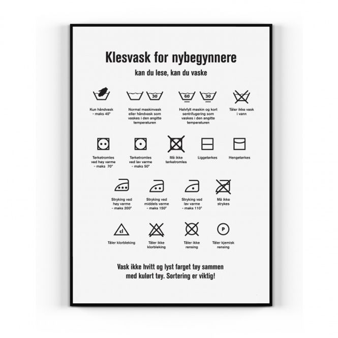 Hovedbilde Klesvask for nybegynnere Hvit