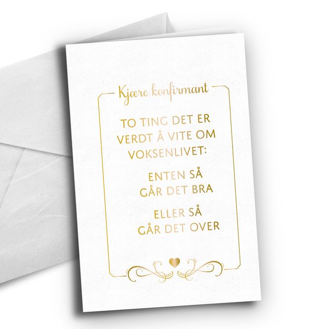 Hovedbilde To ting - Hvit