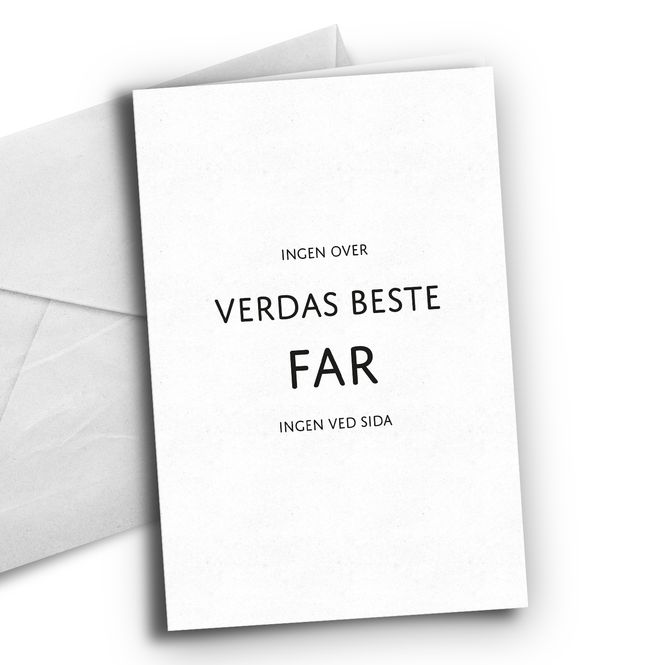 Hovedbilde Nynorsk: Verdas beste far