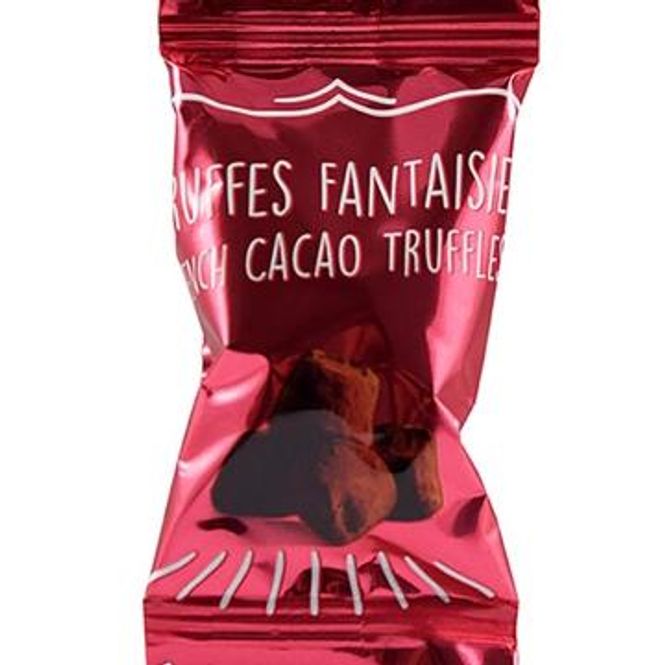 Hovedbilde SJokoladetrøfler Bringebær 1stk