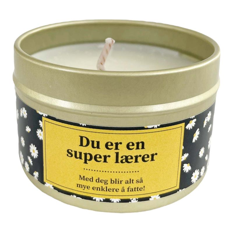 Duftlys - Du er en super lærer