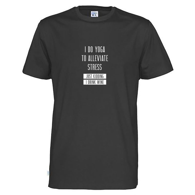 Yoga and wine - Regular fit