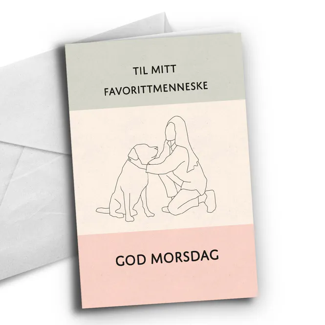 Hovedbilde Mitt favorittmenneske - hund/ morsdag