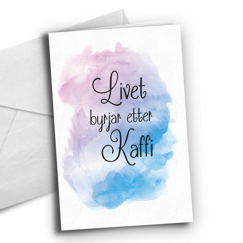 Nynorsk: Livet byrjar etter kaffi