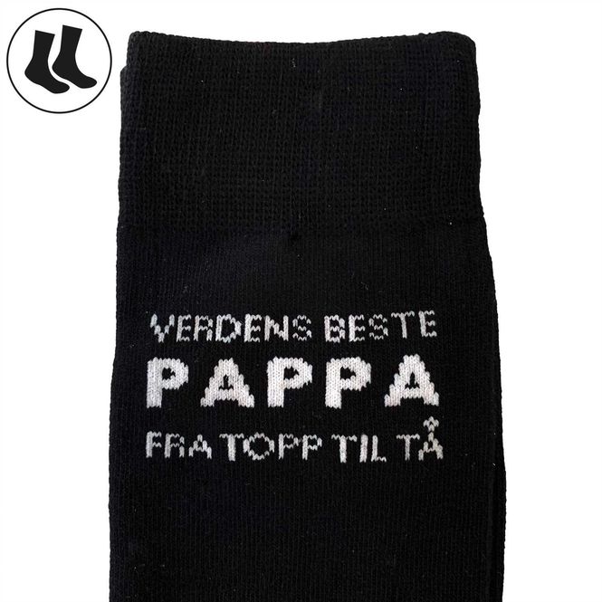Hovedbilde Verdens beste pappa strømper
