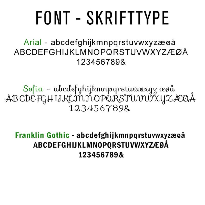 Personlig gavesløyfe med gulltekst