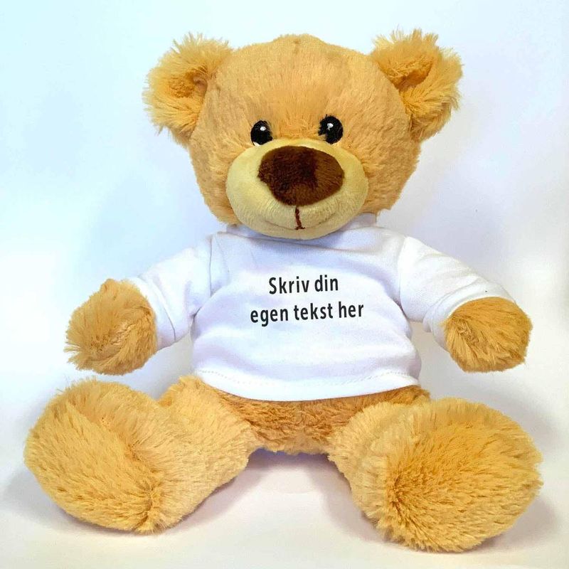 Gavekurv morfar med personlig bamse - skriv din egen hilsen