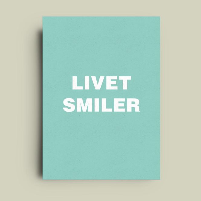 Hovedbilde Livet smiler- enkelt kort