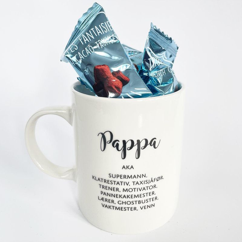 Pappa med havsalttrøfler