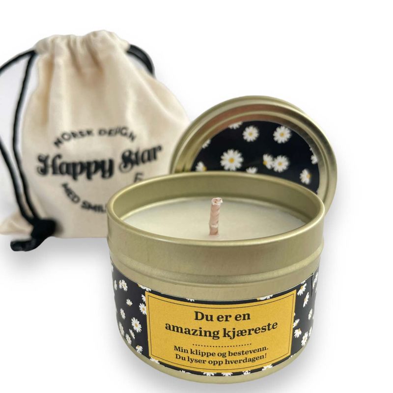 Duftlys - Du er en amazing kjæreste