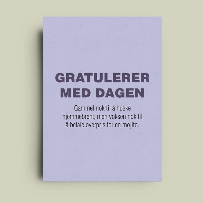 Hovedbilde Hjemmebrent- enkelt kort