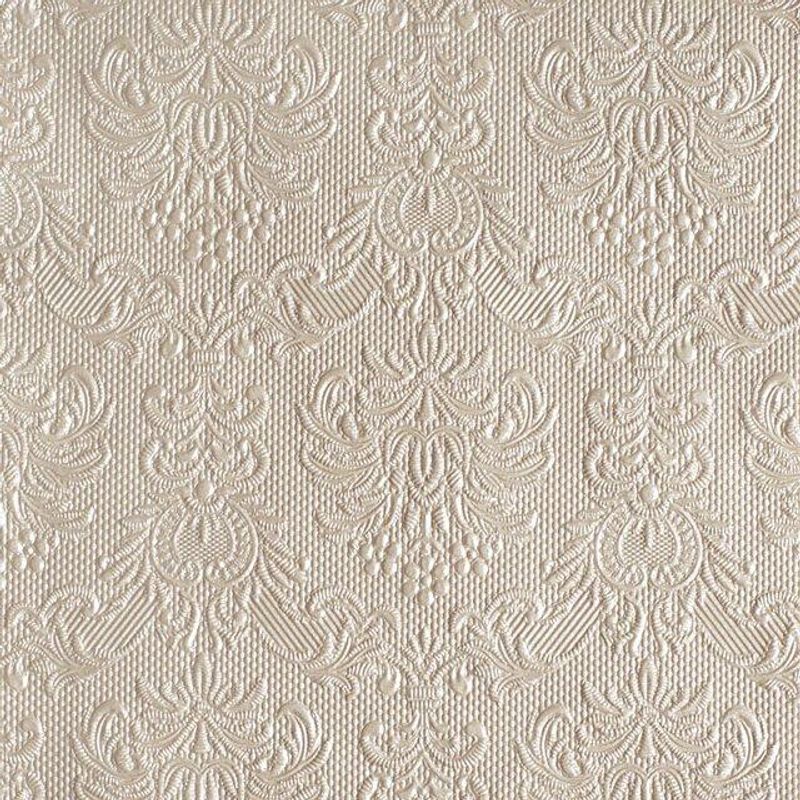 Lunsjserviett: Elegance Pearl Taupe (Gråbrun) 