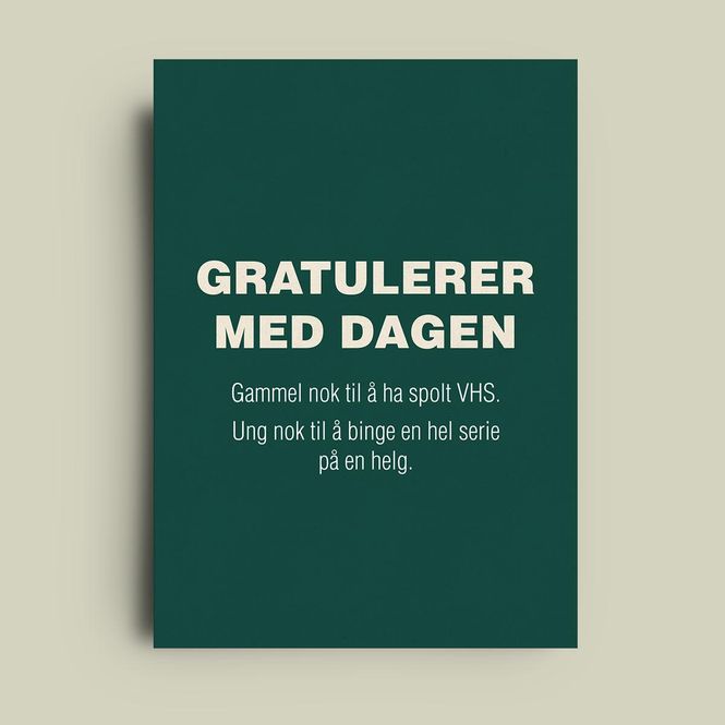 Hovedbilde Spolt VHS- enkelt kort