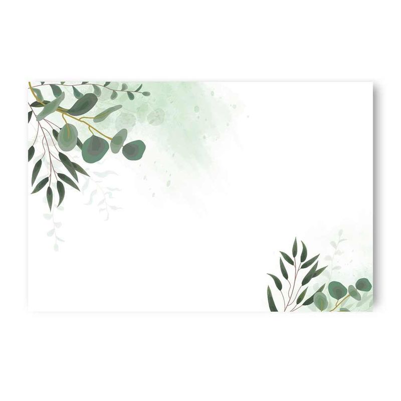 Eukalyptus - Enkle Bordkort 20stk