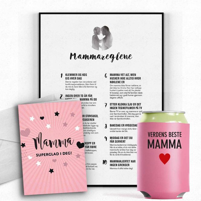 Hovedbilde PAKKEPRIS Mammareglene, kort og bokskjøler