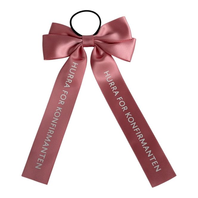 Hovedbilde Konfirmanten rosa gavesløyfe