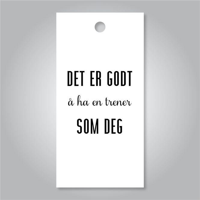 Hovedbilde Det er godt å ha en trener som deg 