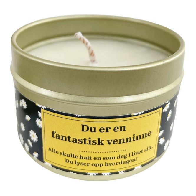 Hovedbilde Duftlys - Du er en fantastisk venninne