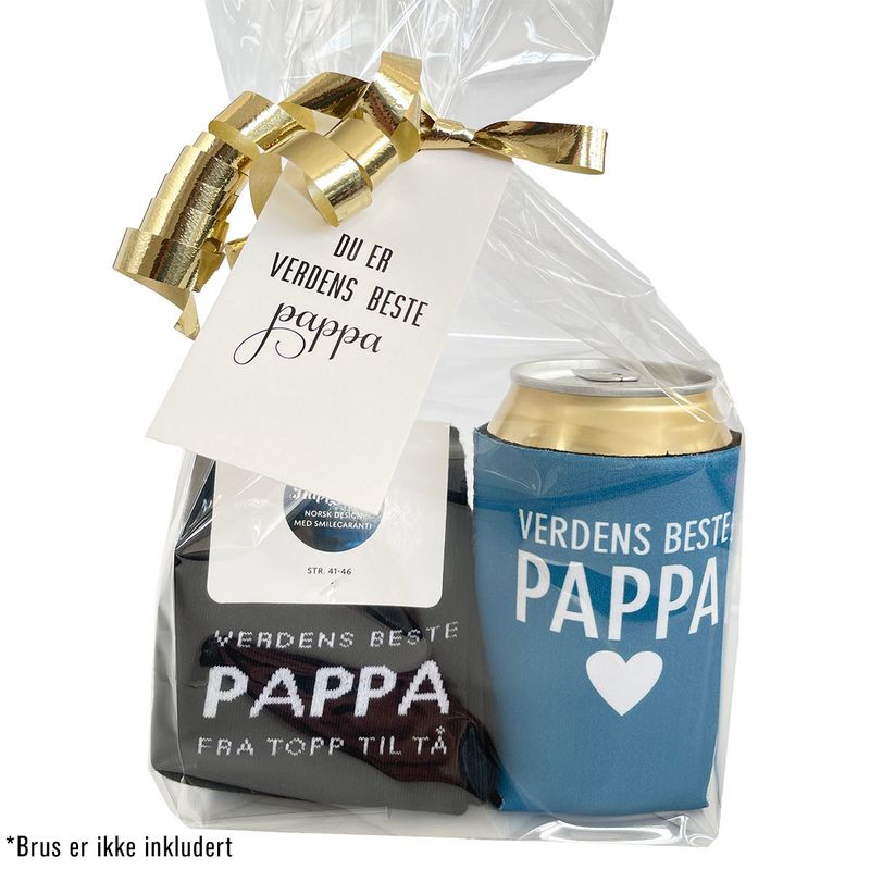Sett til pappa med strømper og bokskjøler